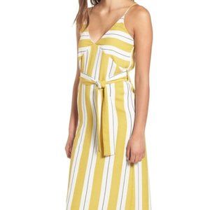 Nordstrom Deep Elly Striped Midi Dress